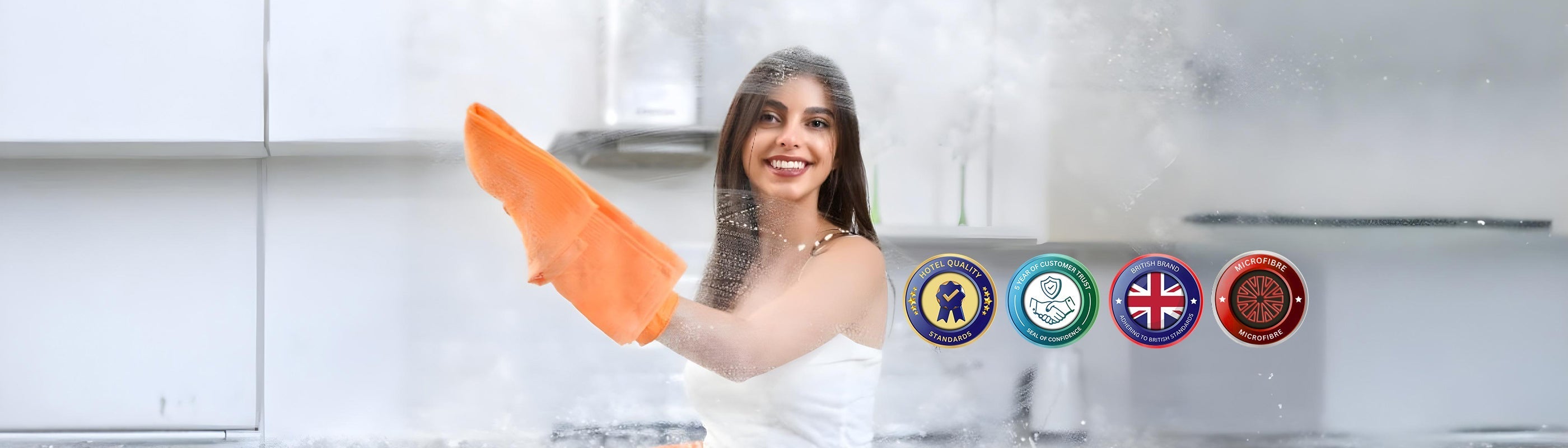 Orange Glass Cloth