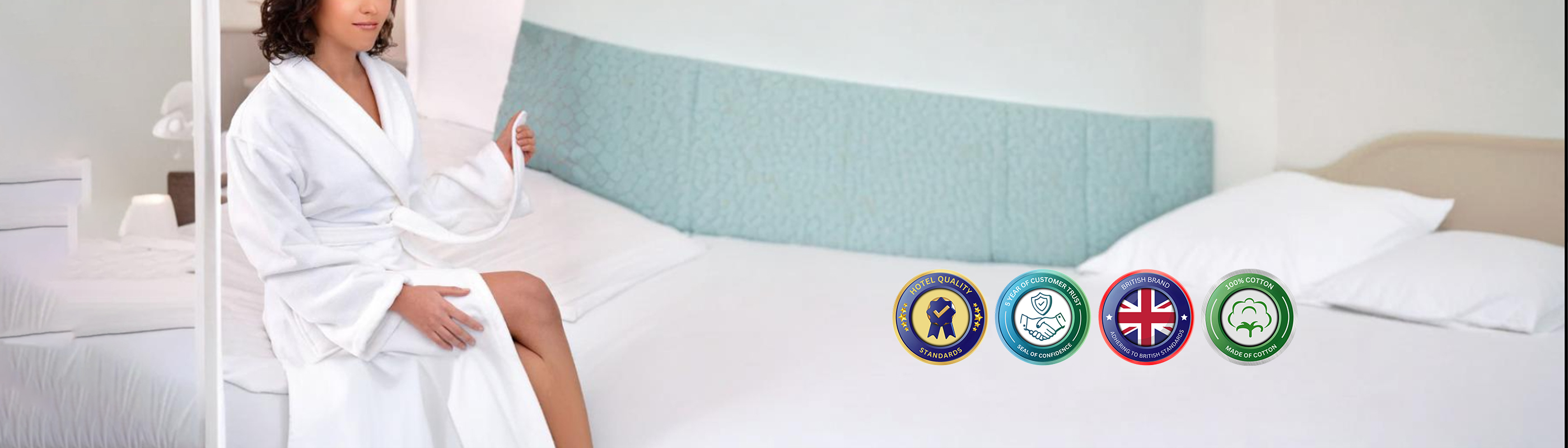 Luxury Bathrobes White Color