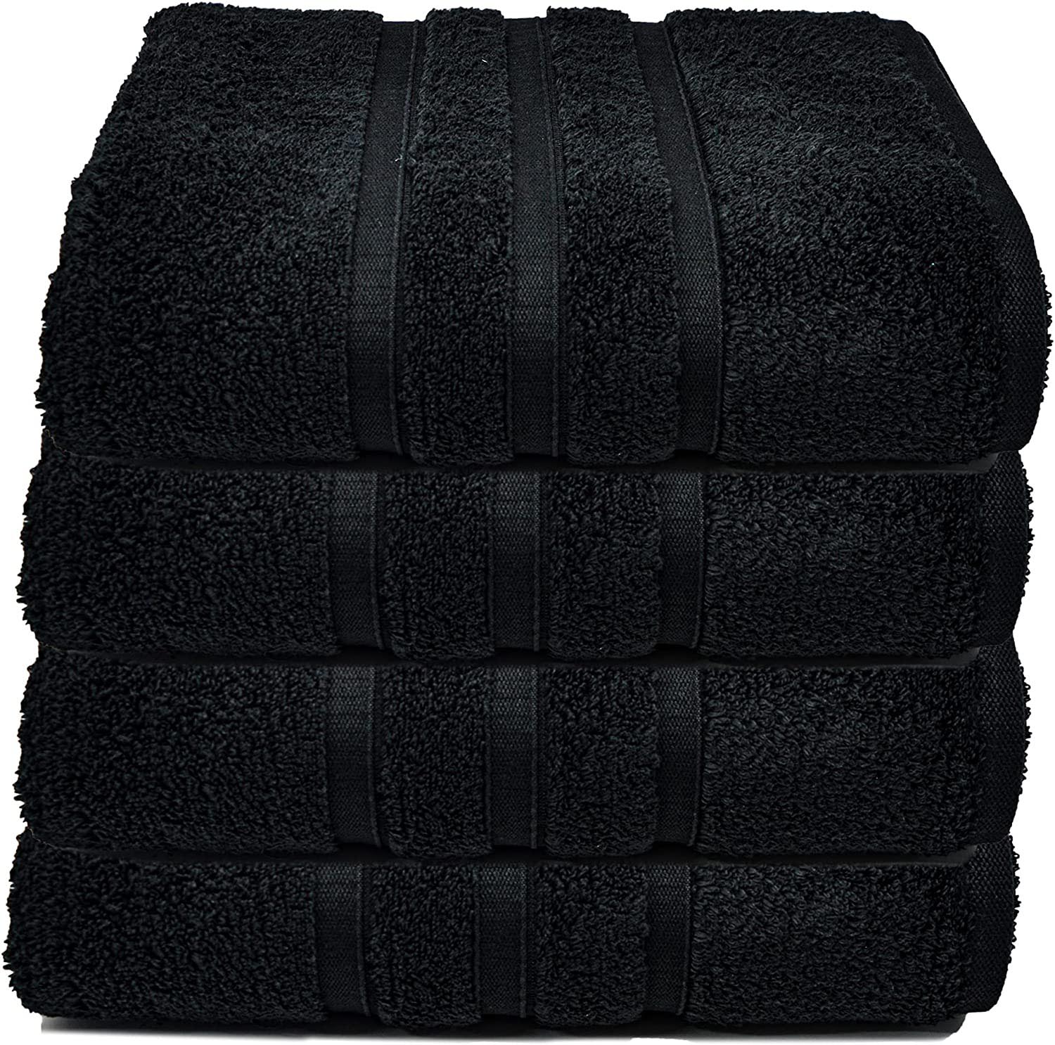 Towelogy Bath Towels & Washcloths Hand Towels 50x80cm / Black Lincoln Zero Twist Plush Bath Towels Set Supreme Plush Soft