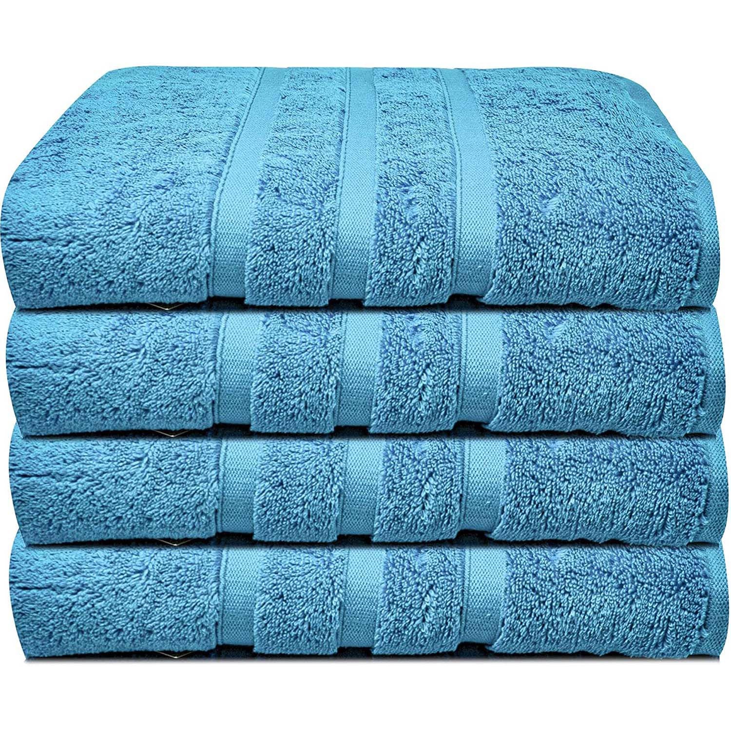 Towelogy Bath Towels & Washcloths Hand Towels 50x80cm / Turquoise Lincoln Zero Twist Plush Bath Towels Set Supreme Plush Soft