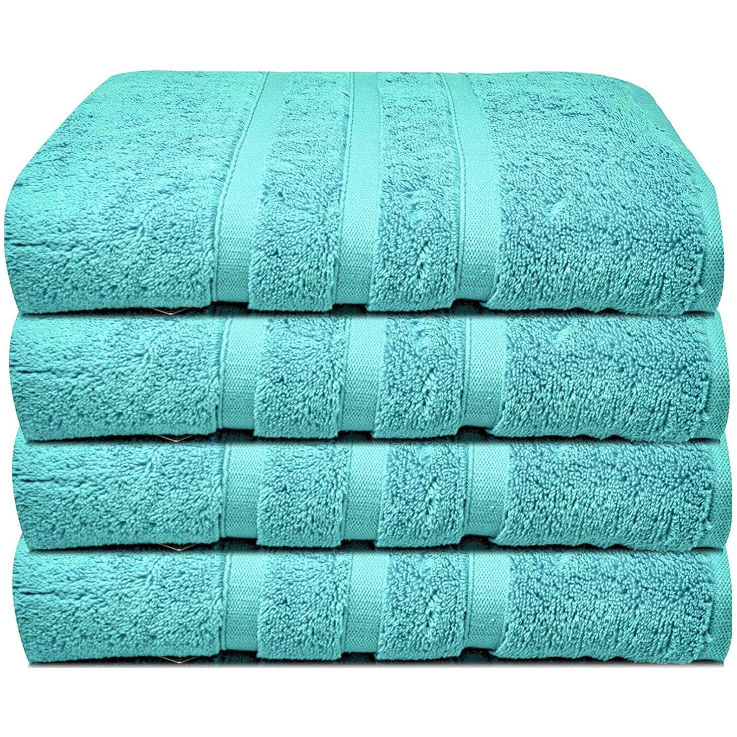 Towelogy Bath Towels & Washcloths Hand Towels 50x80cm / Aqua Lincoln Zero Twist Plush Bath Towels Set Supreme Plush Soft
