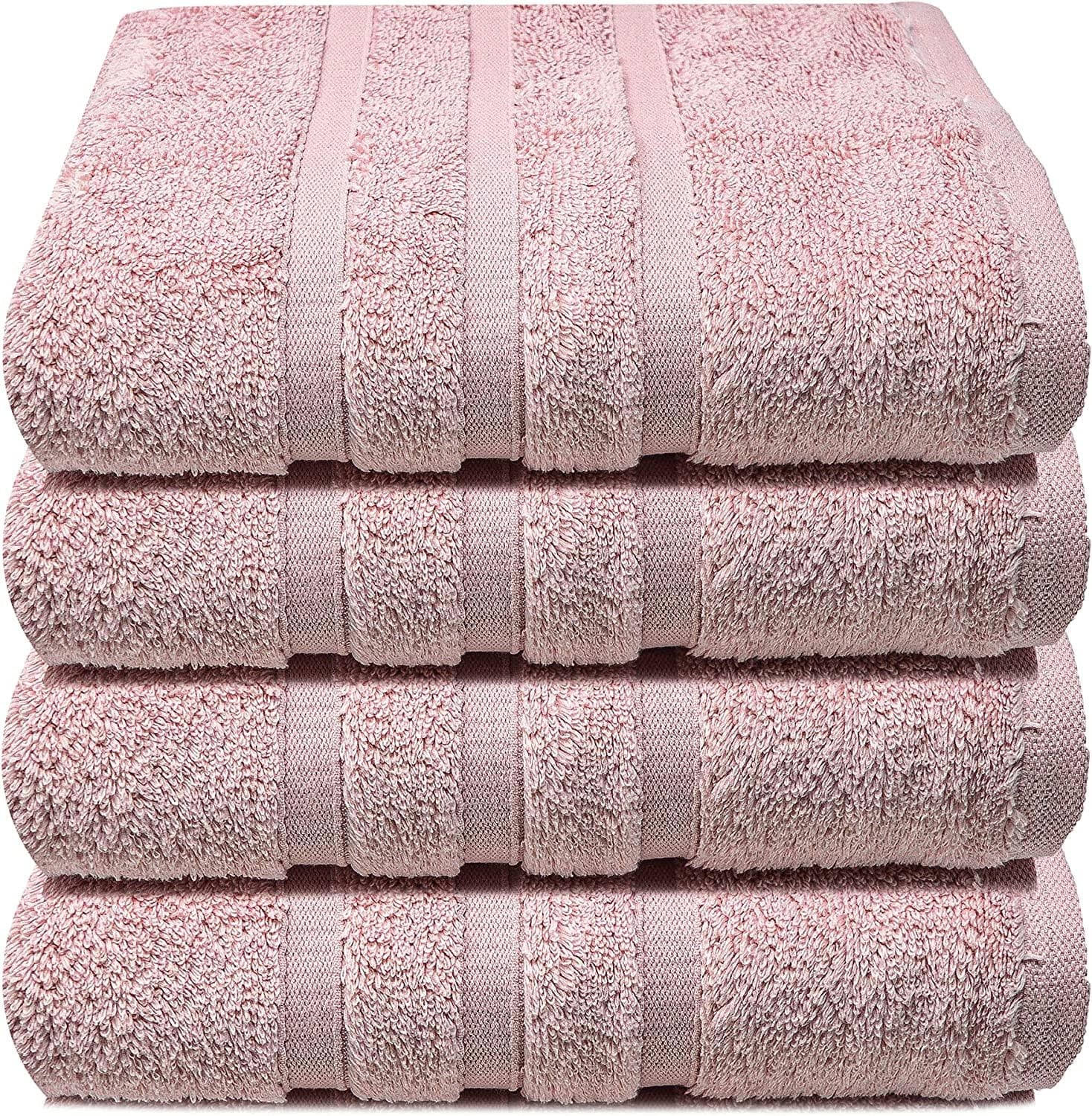 Towelogy Bath Towels & Washcloths Hand Towels 50x80cm / Blush Pink Lincoln Zero Twist Plush Bath Towels Set Supreme Plush Soft