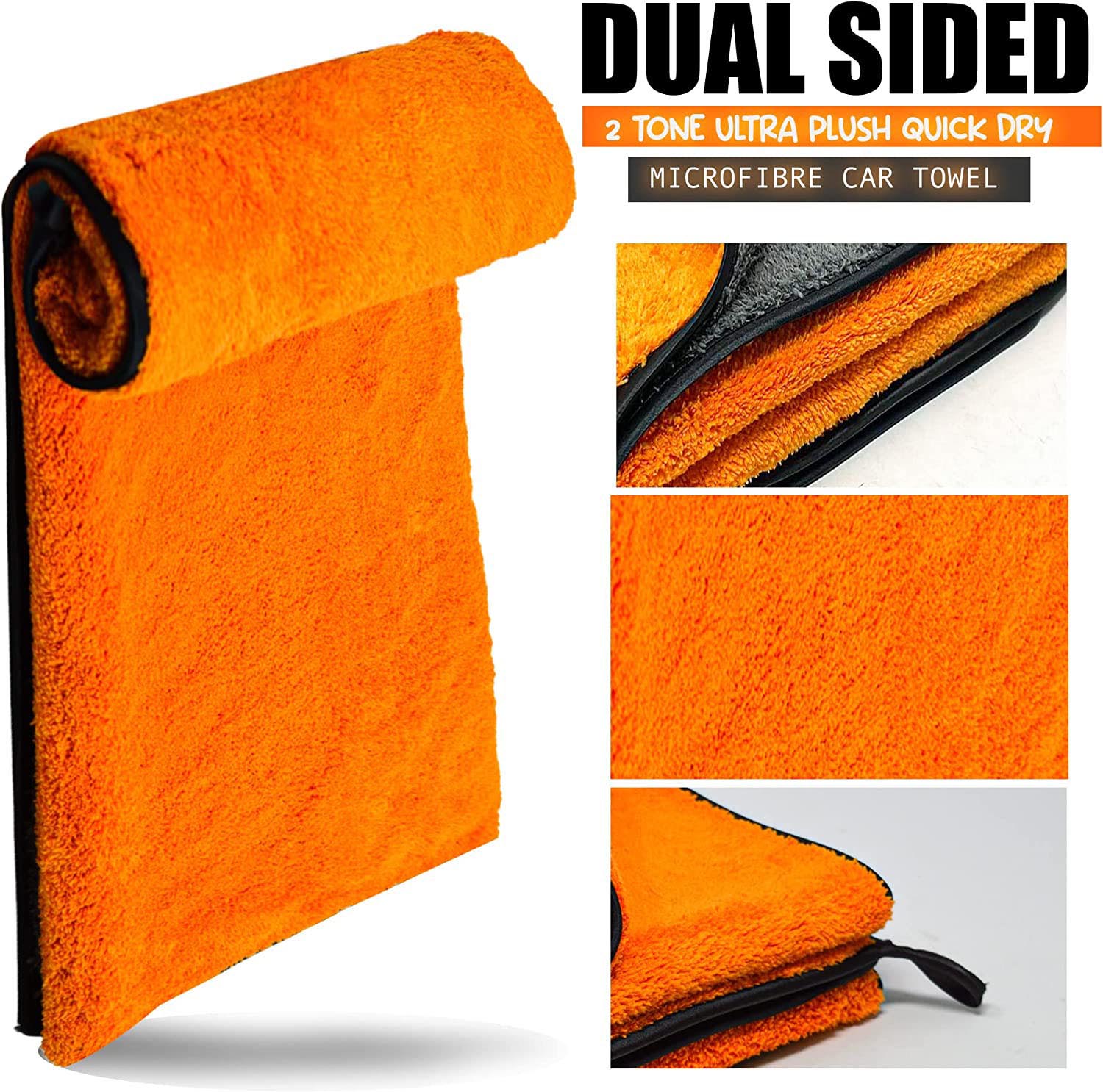 Towelogy Car Drying Towels Aston XL Microfibre Car Drying Towel Heavy Duty 800gsm