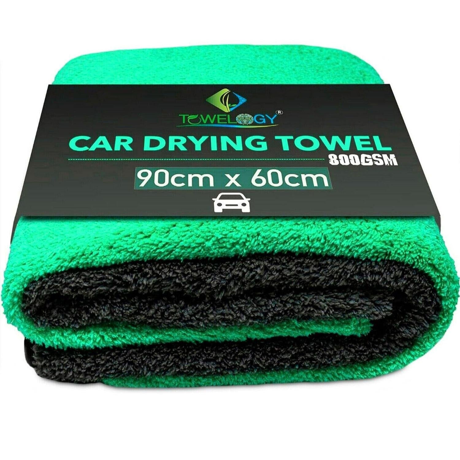 Towelogy Car Drying Towels Aston XL Microfibre Car Drying Towel Heavy Duty 800gsm