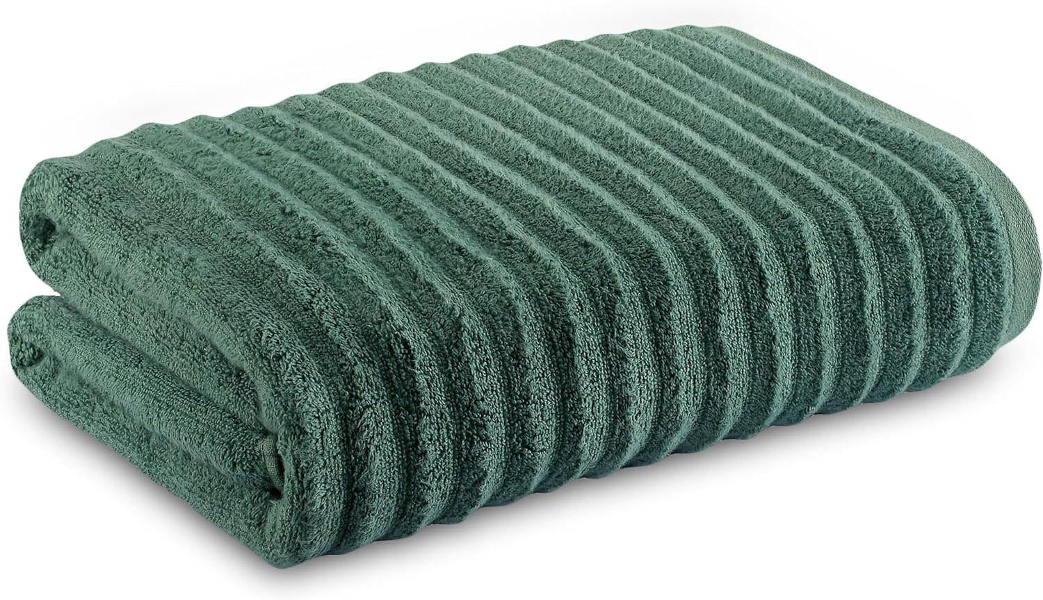 Towelogy Bath Towels & Washcloths Hand Towels 50x80cm / Olive Kingston Bamboo Cotton Ribbed Bath Towels - Hotel Quality Towels