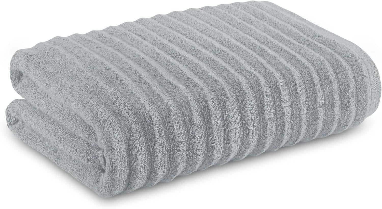Towelogy Bath Towels & Washcloths Hand Towels 50x80cm / Silver Kingston Bamboo Cotton Ribbed Bath Towels - Hotel Quality Towels