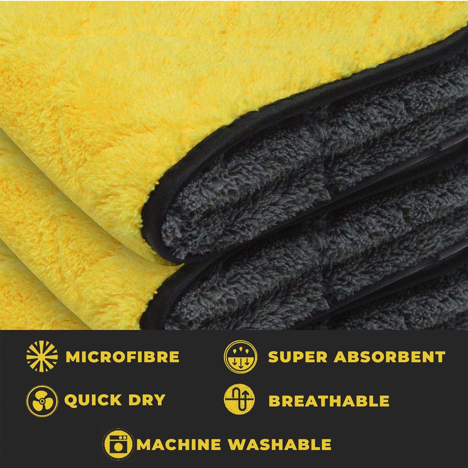 Towelogy Car Drying Towels Lexus Diamond Weave Microfibre Car Drying Towels 800gsm