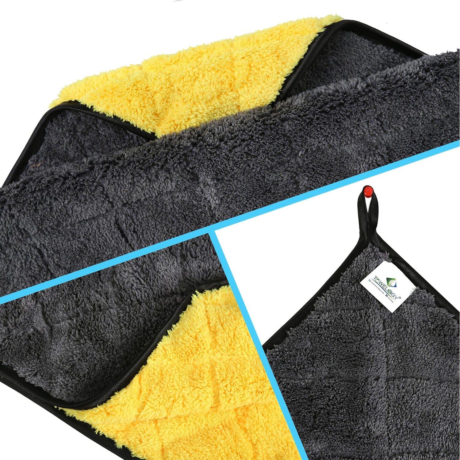 Towelogy Car Drying Towels Lexus Diamond Weave Microfibre Car Drying Towels 800gsm