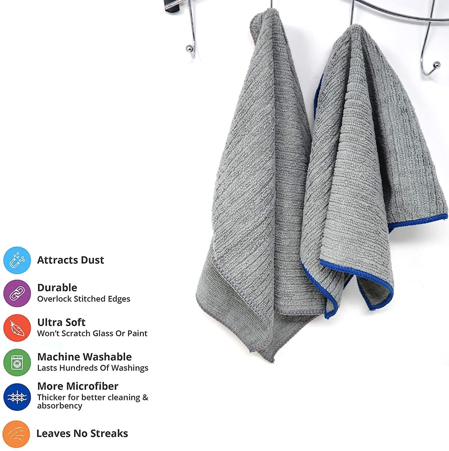 Towelogy Kitchen Dishcloths Riley Microfibre Dishcloths - High-Performance Commercial Kitchen Cloths