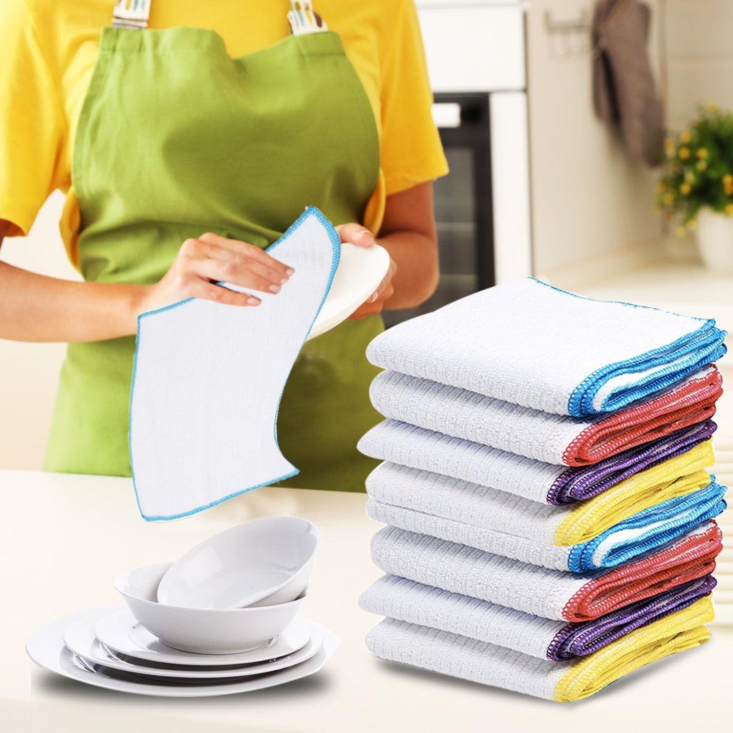 Towelogy Kitchen Dishcloths Riley Microfibre Dishcloths - High-Performance Commercial Kitchen Cloths