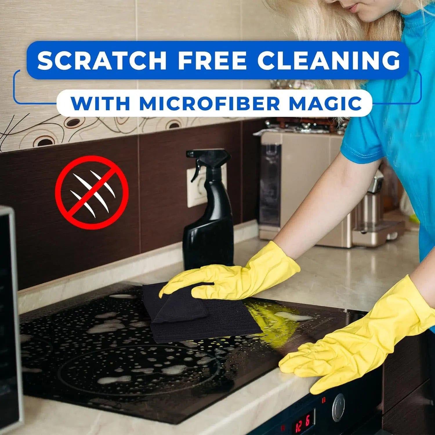 Towelogy Kitchen Towel Oakley Microfibre Printed Kitchen Tea Towels