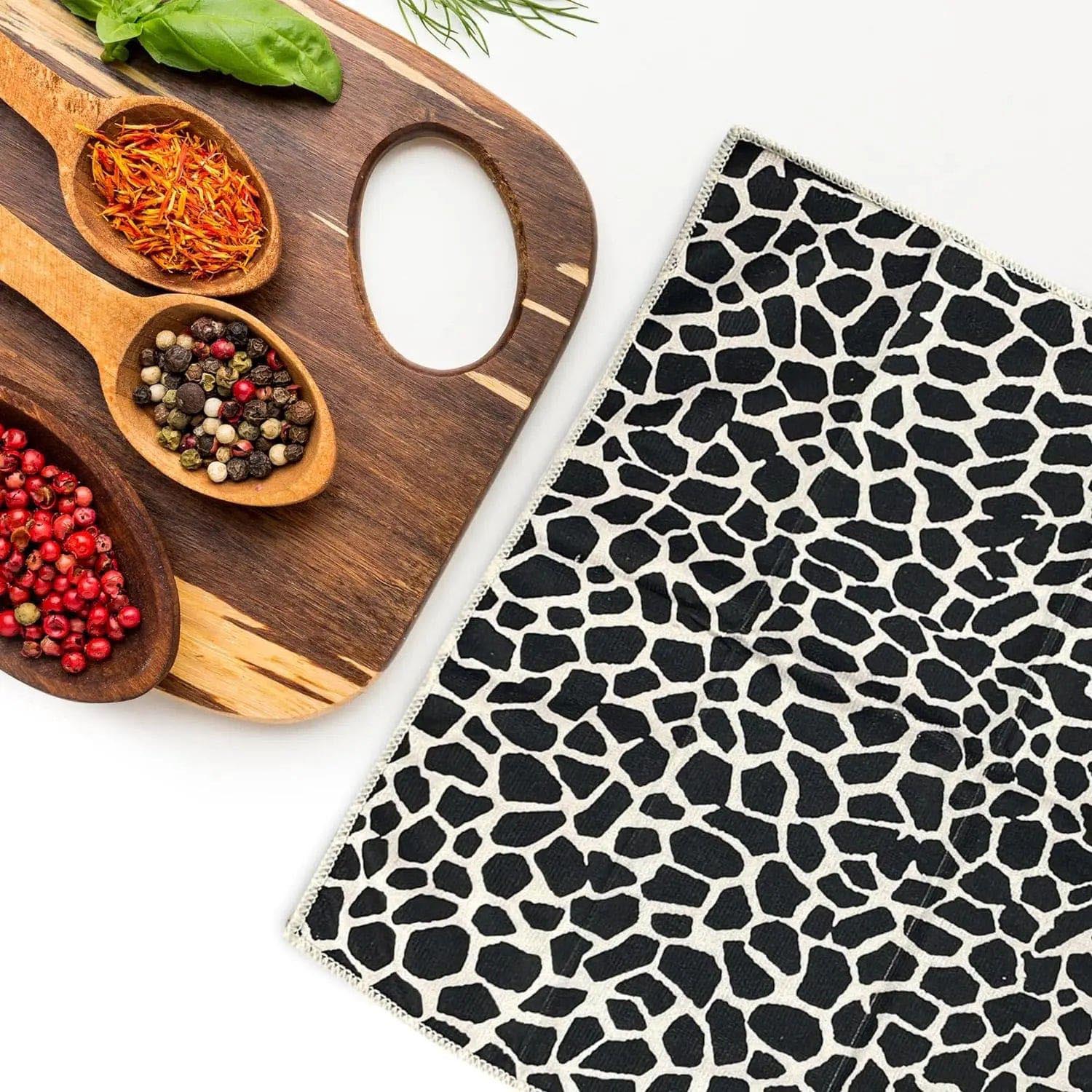 Towelogy Kitchen Towel Oakley Microfibre Printed Kitchen Tea Towels