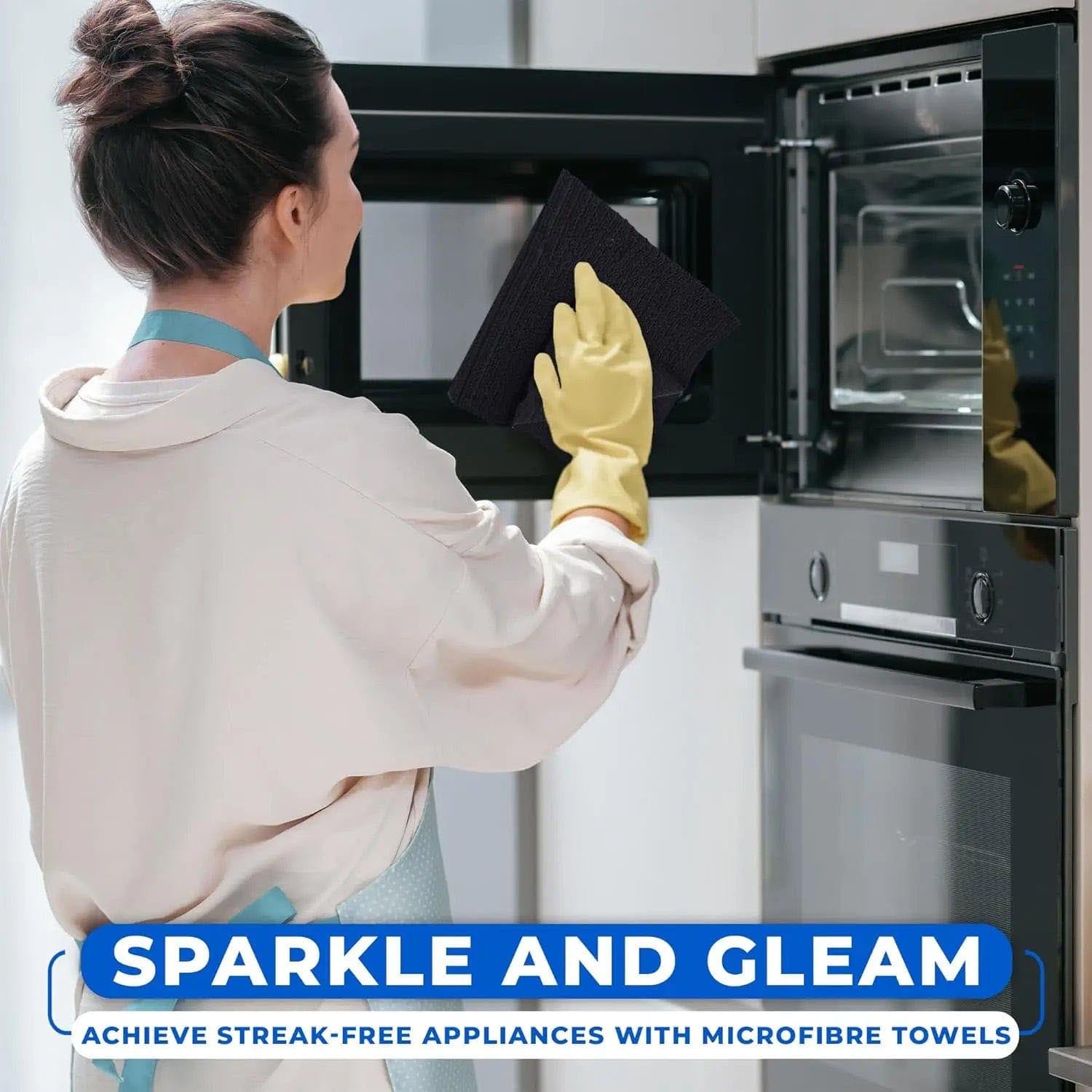 Towelogy Kitchen Towel Oakley Microfibre Printed Kitchen Tea Towels