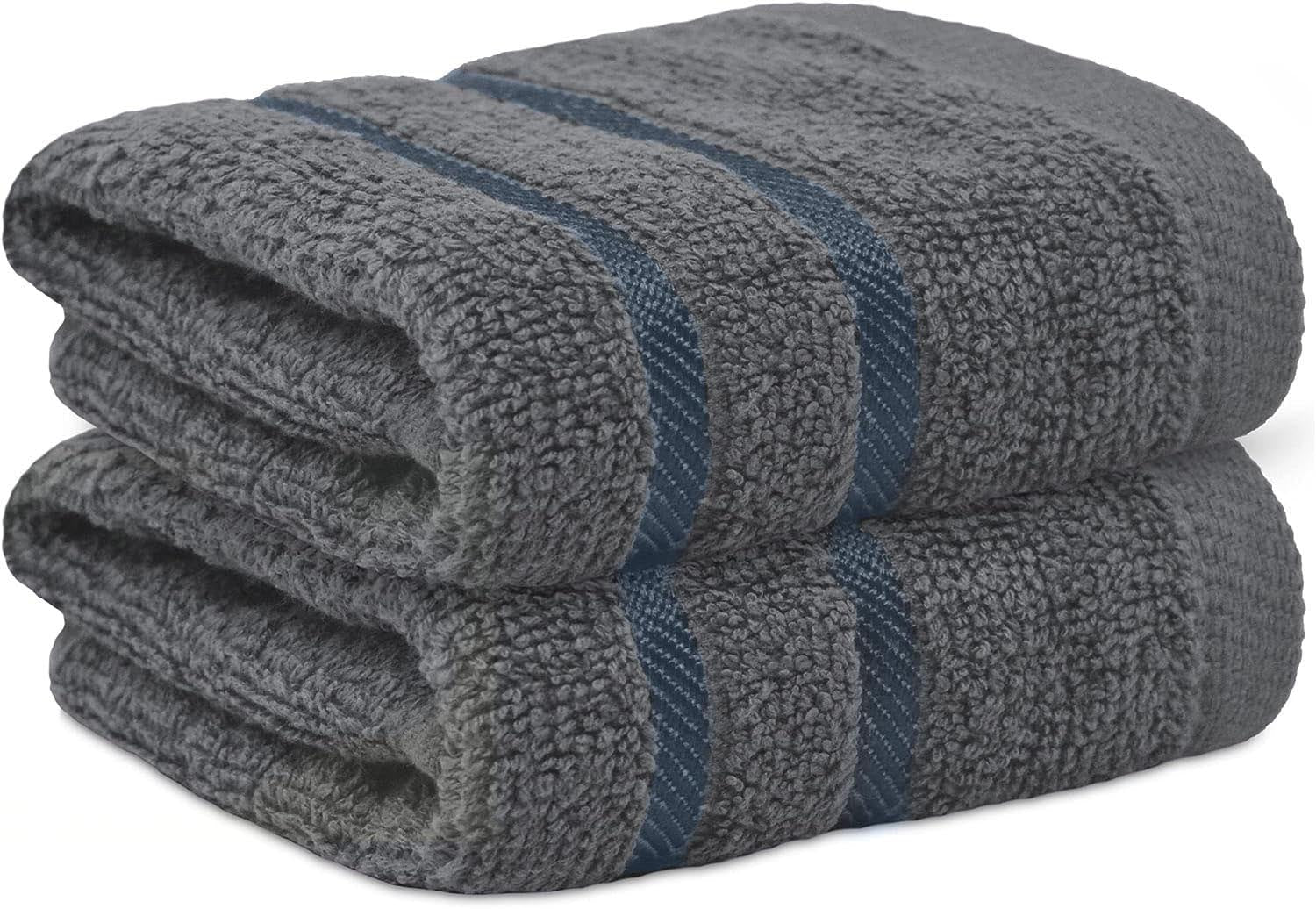 Towelogy Face Towels Charcoal Naomi Face Washcloths Hotel Spa Quality 650GSM Large Face Flannels