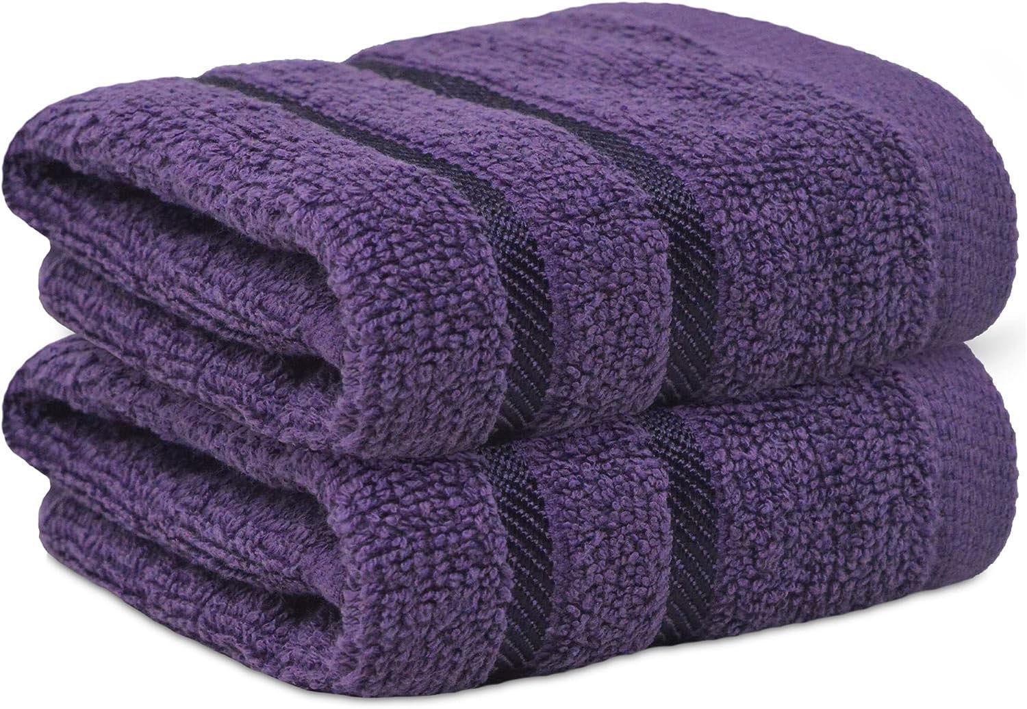 Towelogy Face Towels Plum Naomi Face Washcloths Hotel Spa Quality 650GSM Large Face Flannels