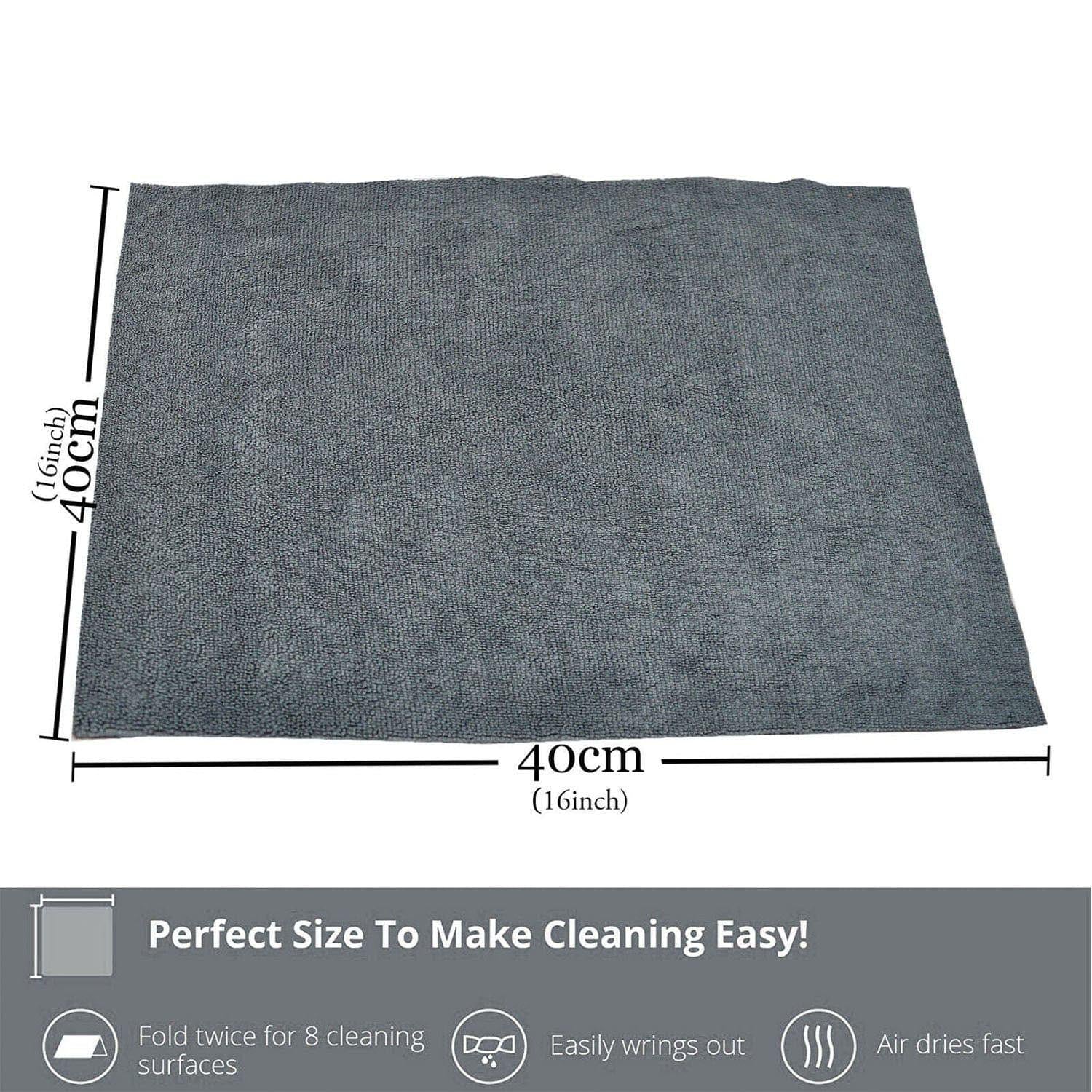 Towelogy Car Dusting Towels Viper Microfibre Edgeless Car Cleaning & Dusting Cloths 390gsm