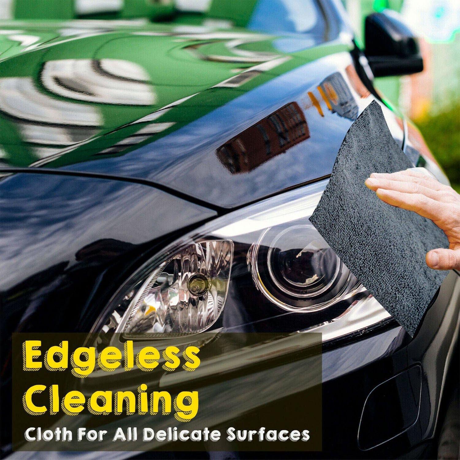 Towelogy Car Dusting Towels Viper Microfibre Edgeless Car Cleaning & Dusting Cloths 390gsm