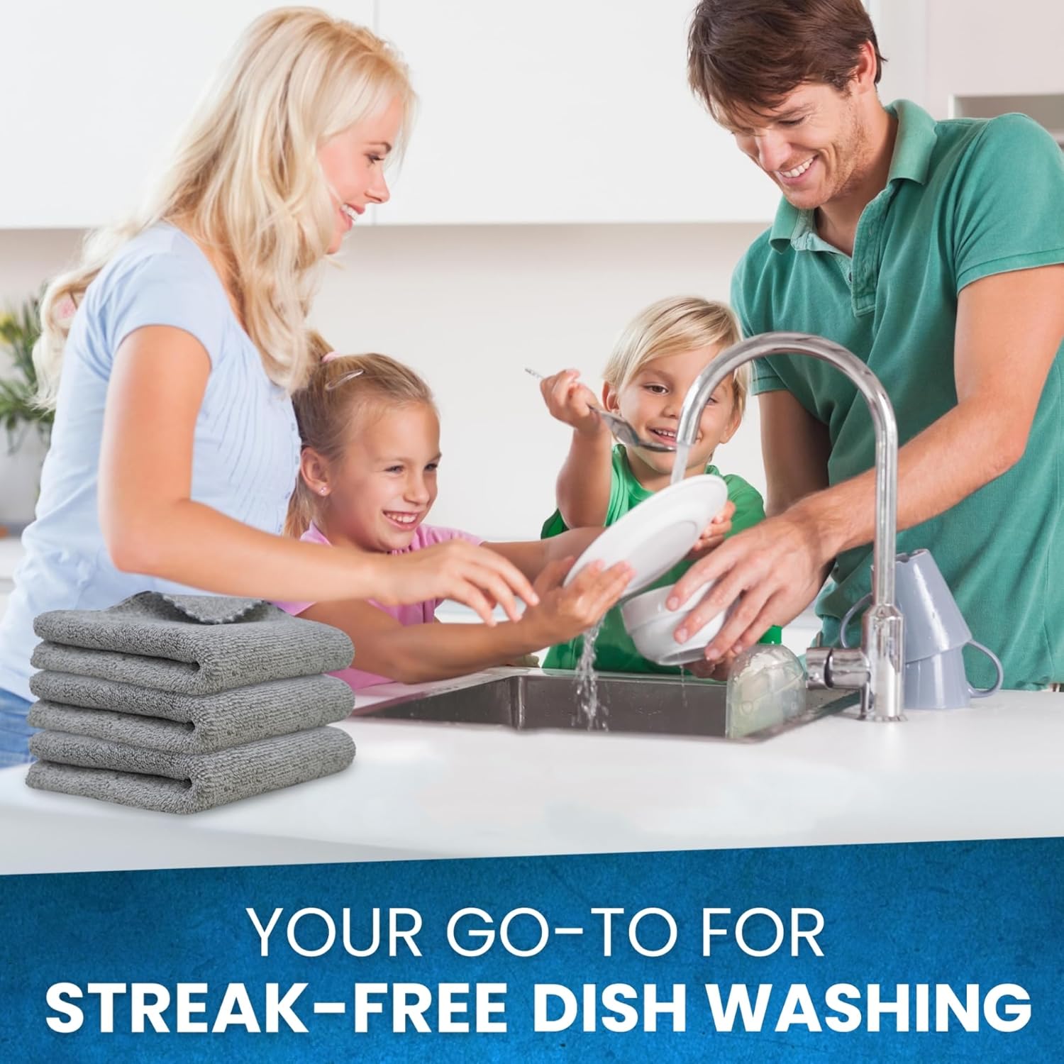Avery High Performance Microfibre Kitchen Cleaning Cloths