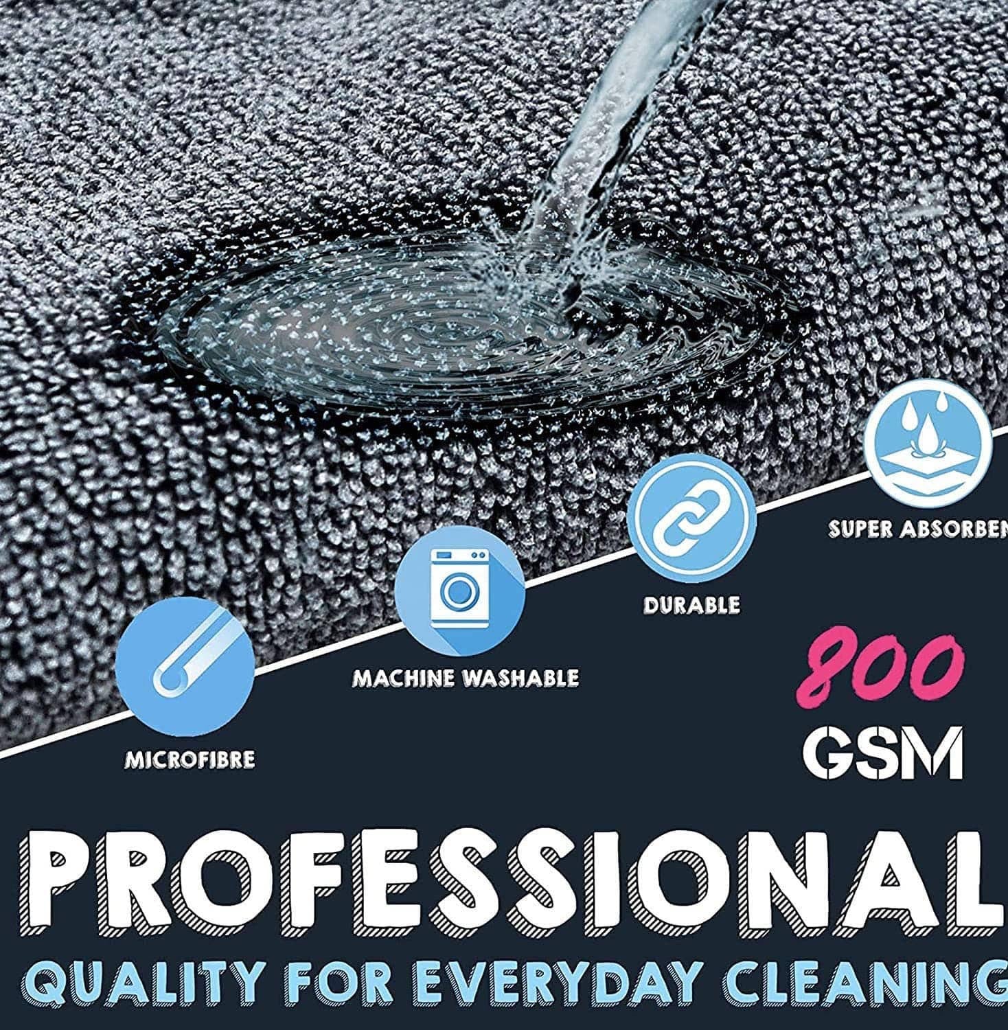 Towelogy Car Drying Towels Bentley Microfibre Car Drying Towels High-Density 800gsm