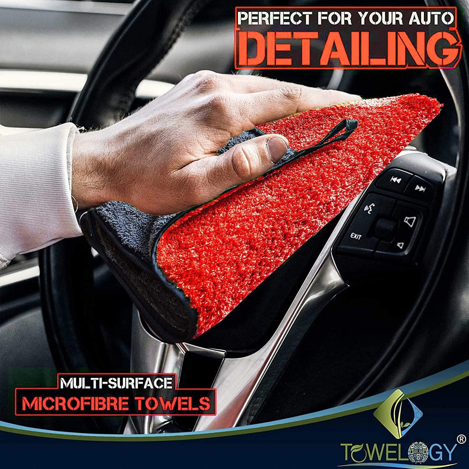 Towelogy Car Drying Towels Bentley Microfibre Car Drying Towels High-Density 800gsm