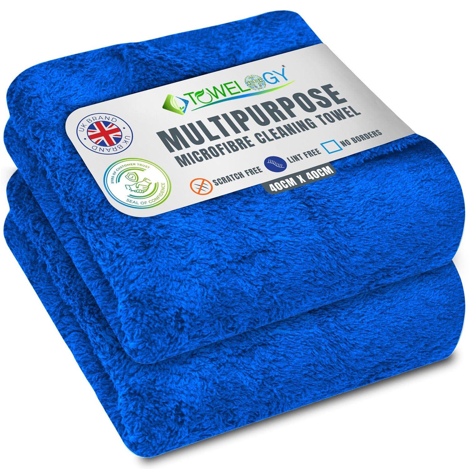 Towelogy Car Drying Towels Cole Edgeless Microfibre Car Drying Towels - Plush 500gsm