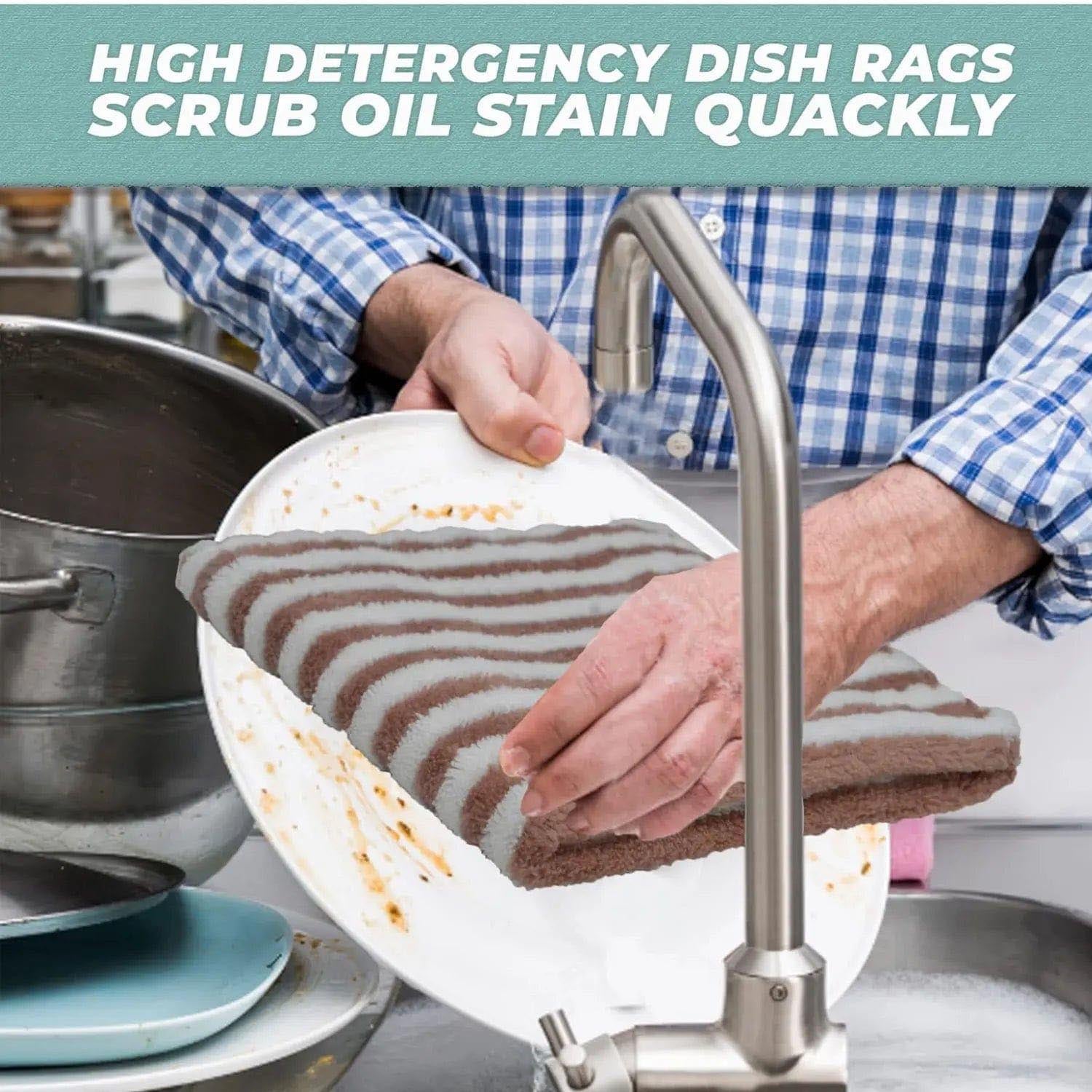Towelogy Kitchen Dishcloths Dana Sonic Microfibre Nano Performance Dishcloths
