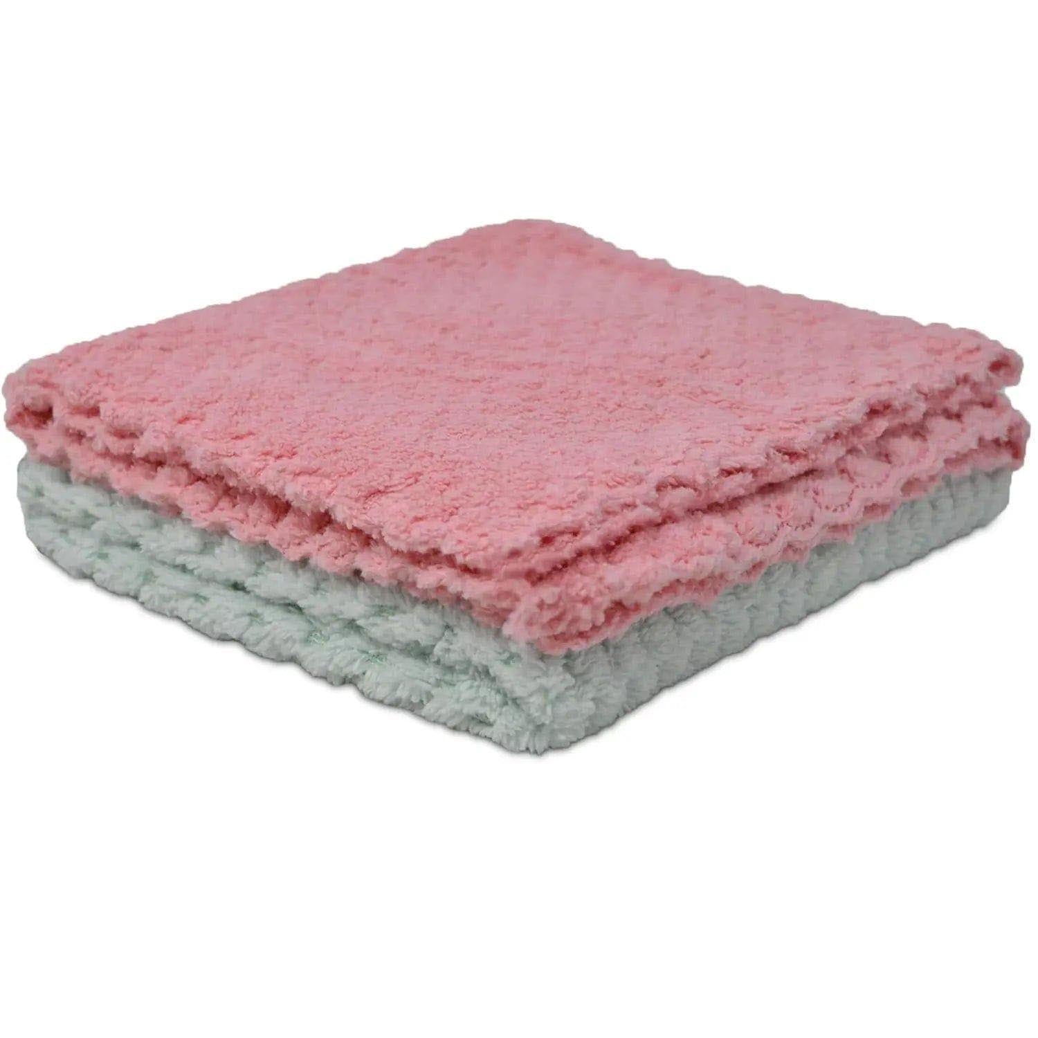Towelogy Kitchen Dishcloths Solid Colour / Pack of 2 Dana Sonic Microfibre Nano Performance Dishcloths