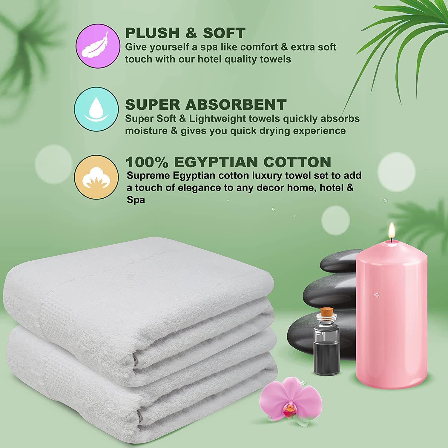 Towelogy Bath Towels & Washcloths Dorset Luxury Gift Bath Bale Sets Premium Large and Thick