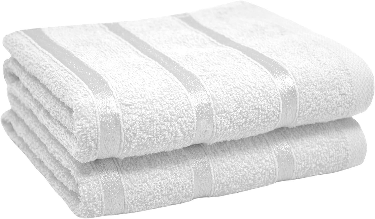 Towelogy Hand Towels White Egyptian Cotton Hand Towel Set Ultra-Soft and Absorbent