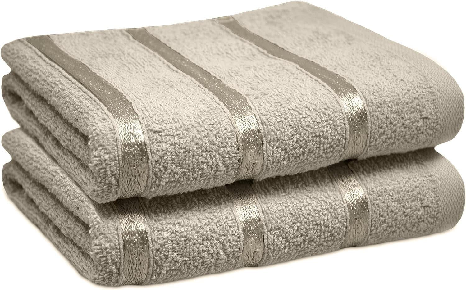 Towelogy Hand Towels Coffee Egyptian Cotton Hand Towel Set Ultra-Soft and Absorbent