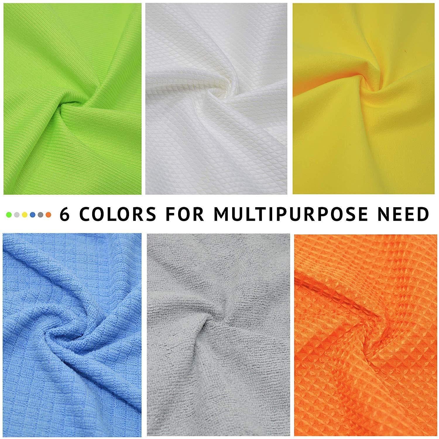 Towelogy General Cleaning Towel VersaPro Microfibre Cleaning Cloths - Household Starter Set of 6