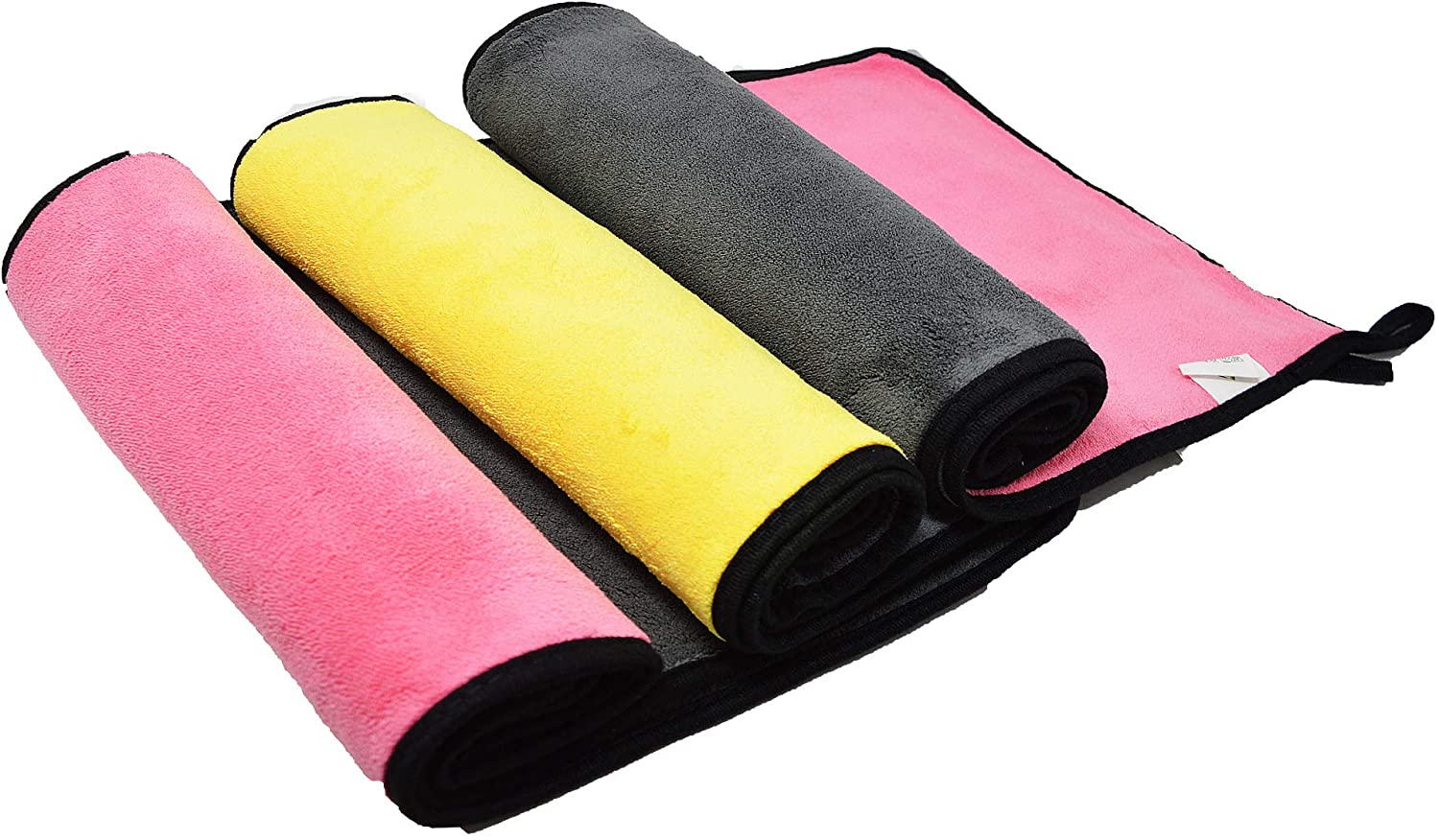 Microfibre-Car-Towels-Grey-Pink